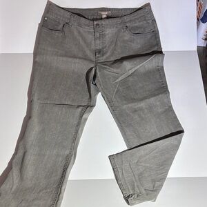 Chico's Charcoal Denim Pants